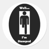 Ik ben een stompe Sticker (Voorkant)