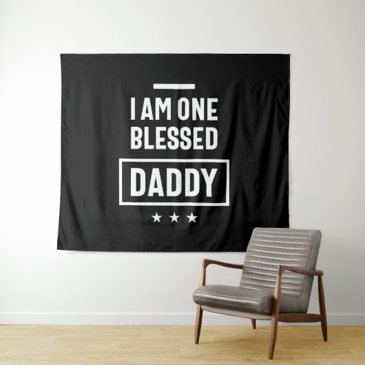 Ik ben een stompzinnige papa | Vader Gift Wandkleed (In Situ (horizontaal))