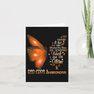 Ik ben een Storm RSD CRPS Awareness Butterfly Kaart