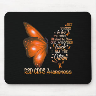 Ik ben een Storm RSD CRPS Awareness Butterfly Muismat