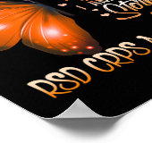 Ik ben een Storm RSD CRPS Awareness Butterfly Poster (Hoek)