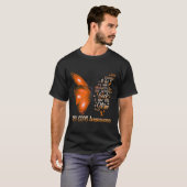 Ik ben een storm RSD CRPS Awareness Butterfly T-shirt (Voorkant volledig)