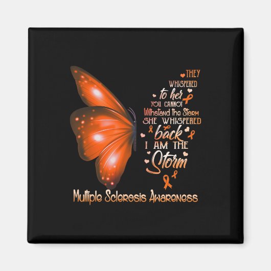 Ik ben een Storm van multiple sclerose-bewustzijns Magneet (Voorkant)