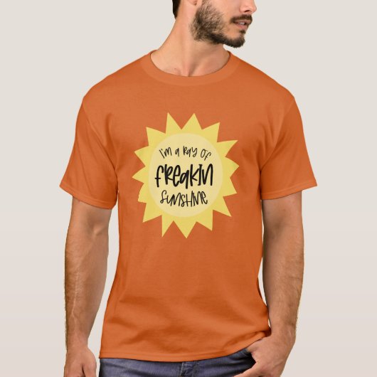 Ik ben een straal van frisse zonneschijn. t-shirt (Voorkant)