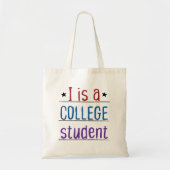 Ik ben een student tote bag (Voorkant)