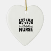 Ik ben een studentenverpleegster keramisch ornament (Rechts)