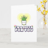 Ik ben een Succa voor jou Kaart (Gele Bloem)