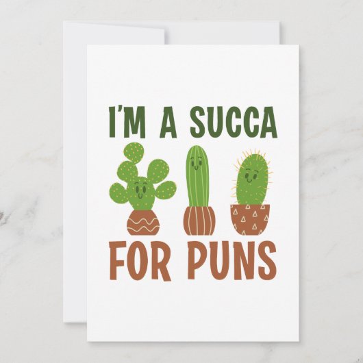 Ik ben een Succa voor Puns Bedankkaart (Voorkant)
