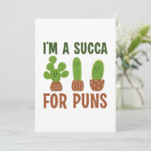 Ik ben een Succa voor Puns Bedankkaart (Staand voorkant)