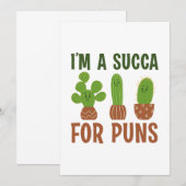 Ik ben een Succa voor Puns Bedankkaart (Voorkant / Achterkant)