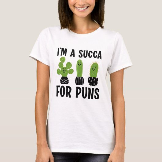 Ik ben een Succa voor Puns T-shirt (Voorkant)