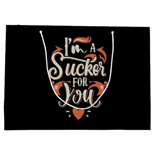Ik ben een Sucker voor jou Groot Cadeauzakje (Achterkant)