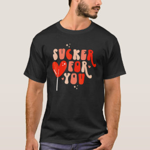 Ik ben een sukkel voor je Snoep hartliefde Valenti T-shirt