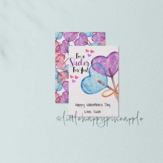 Ik ben een sukkel voor je Valentijn Kaart