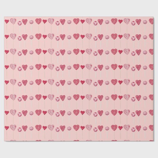 Ik ben een sukkel voor jou Lollipop Valentijn Cadeaupapier (Vlak)