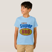 Ik ben een Super Bro Super Hero Brother T-shirt (Voorkant volledig)