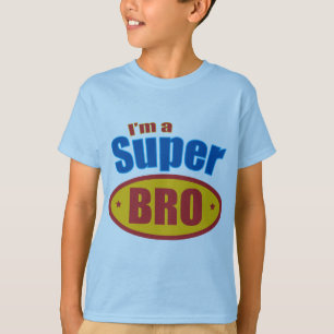 Ik ben een Super Bro Super Hero Brother T-shirt