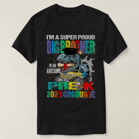 Ik ben een superbrute broer van een Geweldige pre- T-shirt (Design voorkant)