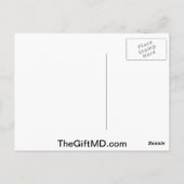 Ik ben een Survivor - Blauwgroen lint Briefkaart (Achterkant)