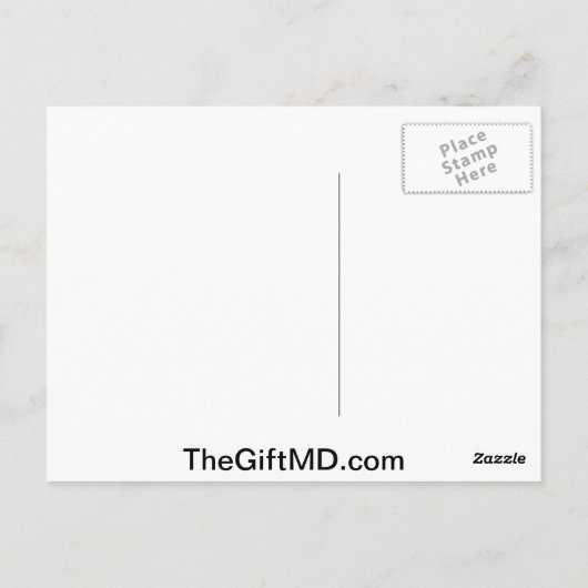 Ik ben een Survivor - Blauwgroen lint Briefkaart (Achterkant)