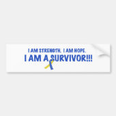 Ik ben een Survivor!!! Bumpersticker (Voorkant)