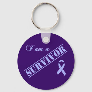 Ik ben een Survivor - Lavender Ribbon General Canc Sleutelhanger