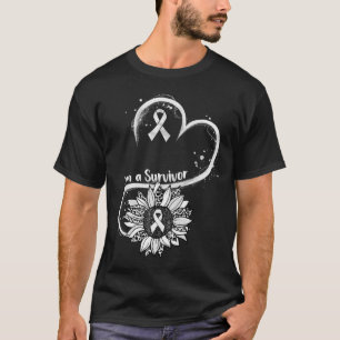 Ik ben een Survivor Lung Cancer Awareness Warrior T-shirt