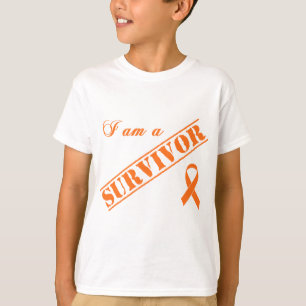 Ik ben een Survivor - Oranje lint T-shirt