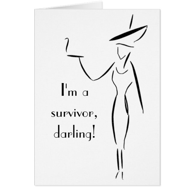 Ik ben een Survivor, schat. (Voorkant)
