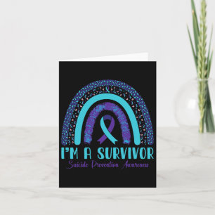 Ik ben een Survivor Suicide Prevention Awareness L Kaart