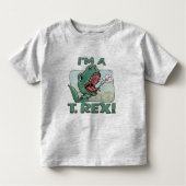 Ik ben een T. Rex Dinosaur Gift Ideeën Kinder Shirts (Voorkant)