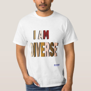 Ik ben een T-shirt met verschillende waarden