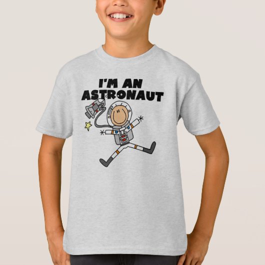 Ik ben een T-shirt van het Astronaut Kind (Voorkant)