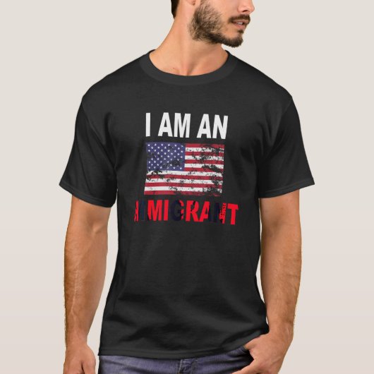 Ik ben een T-shirt van immigranten (Voorkant)