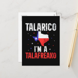Ik ben een Talafreako James Talarico 2026 Texas Feestdagenkaart