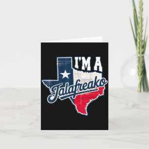 Ik ben een Talao Texas trots zeggen zuidelijke hum Kaart
