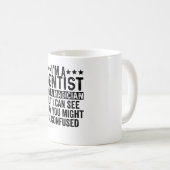 Ik ben een tandarts, geen magiër. koffiemok (Voorkant rechts)