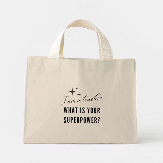 Ik ben een Tas van leerkrachten (Achterkant)