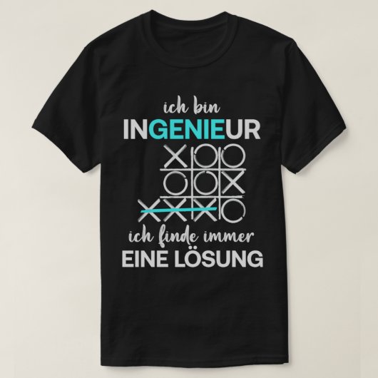 Ik ben een technicus die ik altijd een oplossing v t-shirt (Design voorkant)