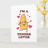 Ik ben een Tedere Minnaar Kaart (Gele Bloem)