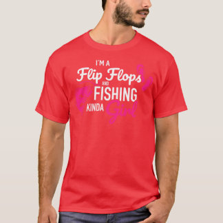Ik ben een teenslipper en een soort vismeisje t-shirt