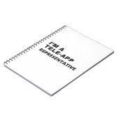 IK BEN EEN TELE-APP REPRESENTATIVE NOTITIEBOEK (Linkerzijde)