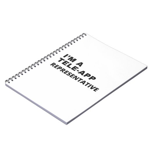 IK BEN EEN TELE-APP REPRESENTATIVE NOTITIEBOEK (Linkerzijde)