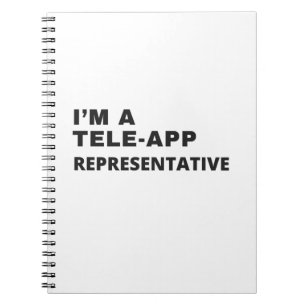 IK BEN EEN TELE-APP REPRESENTATIVE NOTITIEBOEK
