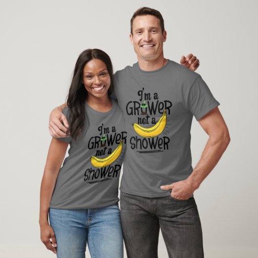 Ik ben een teler, geen schoenenboer. t-shirt (Unisex)