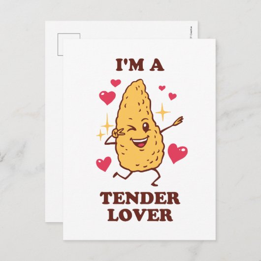 Ik ben een Tender Lover Briefkaart (Voorkant / Achterkant)
