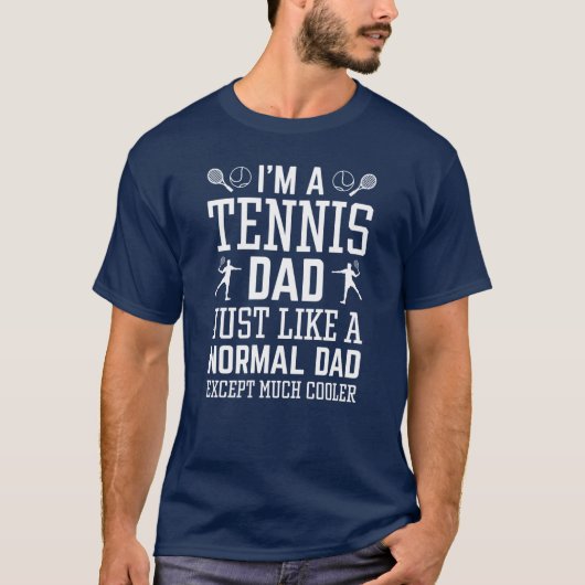 Ik ben een Tennis-vader T-shirt (Voorkant)