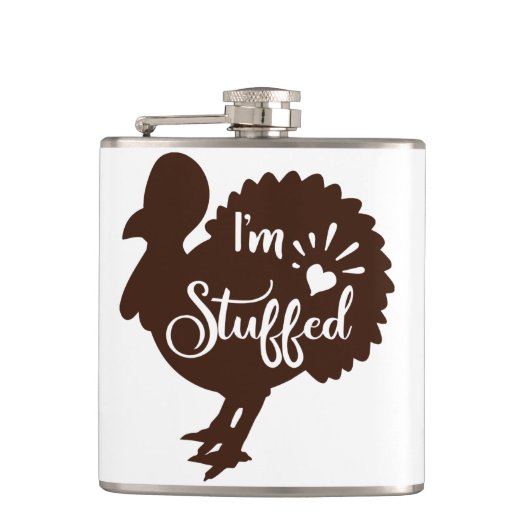 Ik ben een Thanksgiving van de grappige. Heupfles (Voorkant)