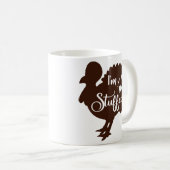 Ik ben een Thanksgiving van de grappige. Koffiemok (Voorkant rechts)