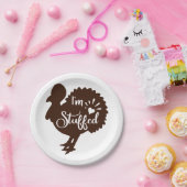 Ik ben een Thanksgiving van de grappige. Papieren Bordje (Feest)